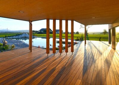 Bungalow Terrasse Holz