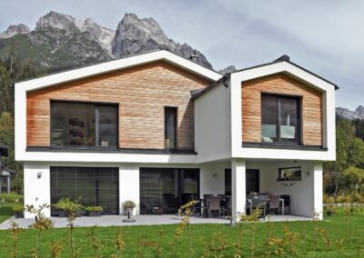 Einfamilienhaus mit Holzelementen schlüsselfertig