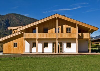 Doppelhaushälfte aus Holz bauen